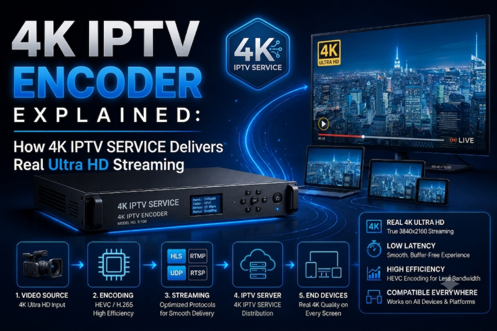 4K IPTV ENCODER